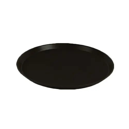 Thunder Group 14" Diameter Brown Polypropylene Slip Resistant Serving Tray