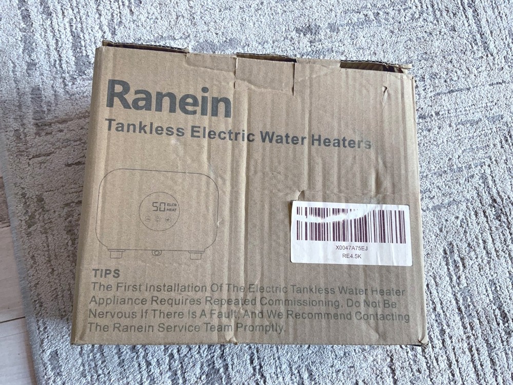 Ranein Electric Tankless Instant Water Heater RE4.5K