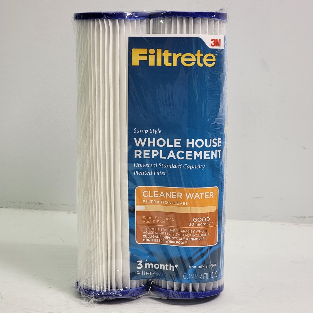 Filtrete 3M Standard Whole House Water Filter Replacement Filters Sump Style 2