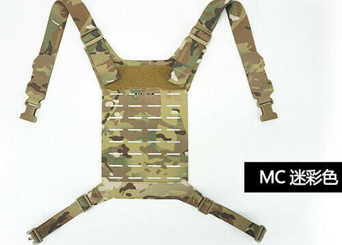 Tactical Vest Molle Back Plate Panel Combat Platform for D3 SS MK Chest Rig