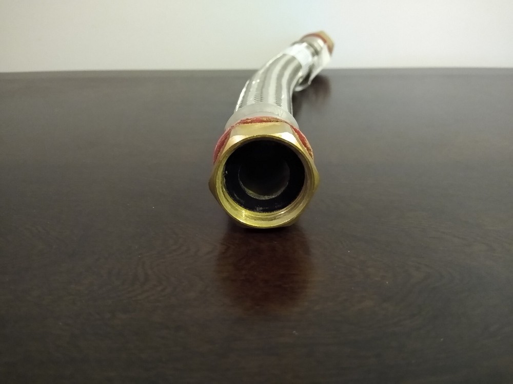 Watts Water Heater Connector Braided Stainless Steel 3/4"FIP x 3/4"FIP x 12" NEW