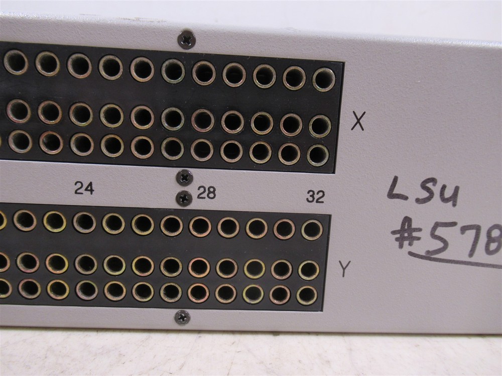 Vintage ADC DIM-1E2018 Video Patch Panel Rack-Mountable Coaxial Connectivity