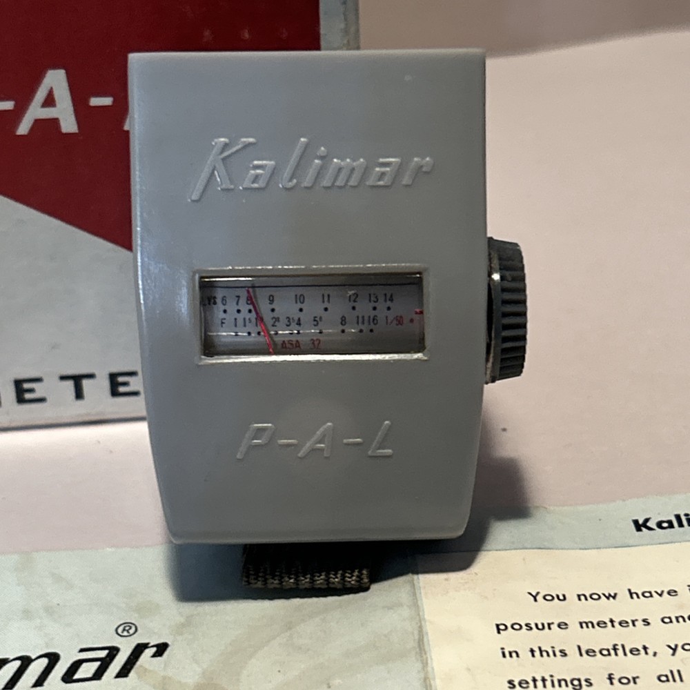 Kalimar P-A-L EXPOSURE METER WITH INSTRUCTIONS IN BOX
