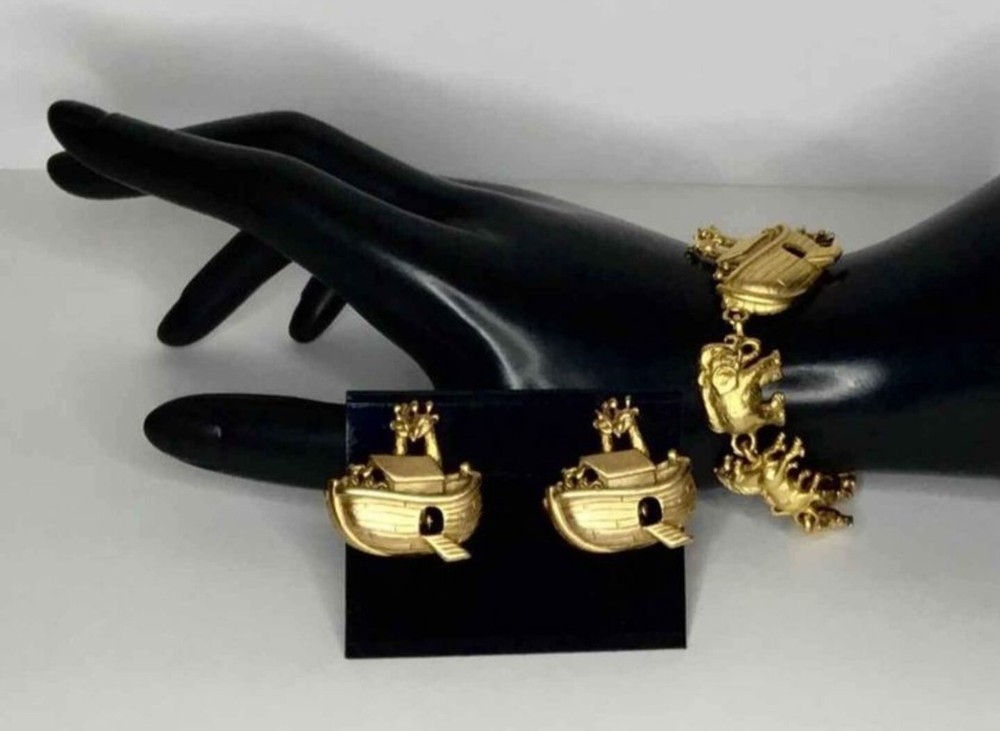 Earrings and Bracelet