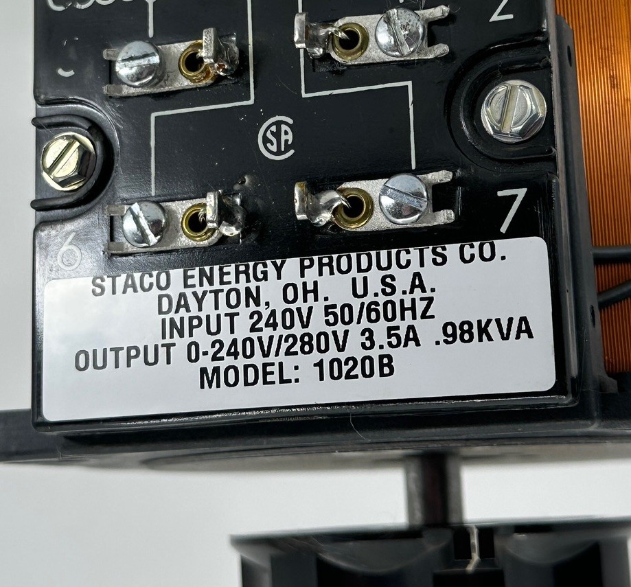 STACO Energy Products 1020B Variable Transformer