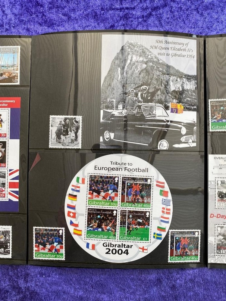 Gibraltar 2004 year stamp mini sheet year book
