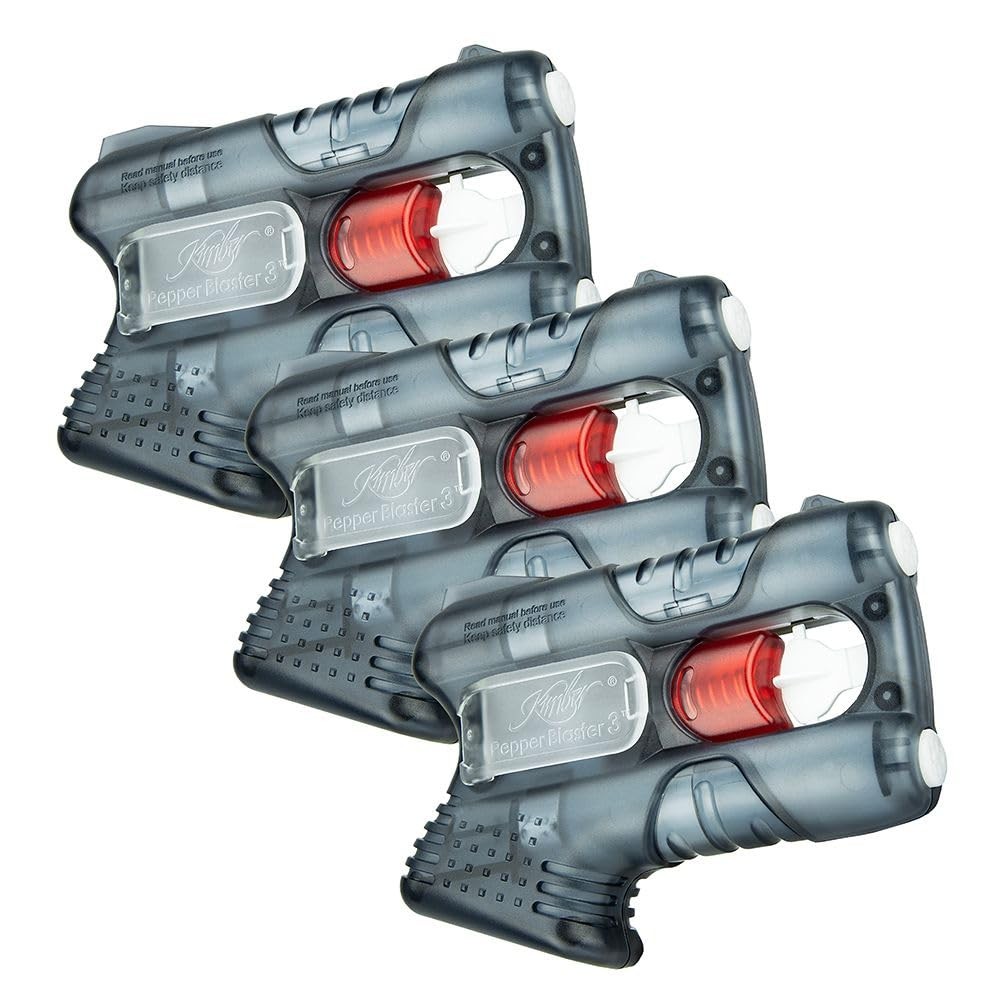 Pepper Spray Nonlethal PepperBlaster 3 Gray Kimber Self Defense Less-Lethal