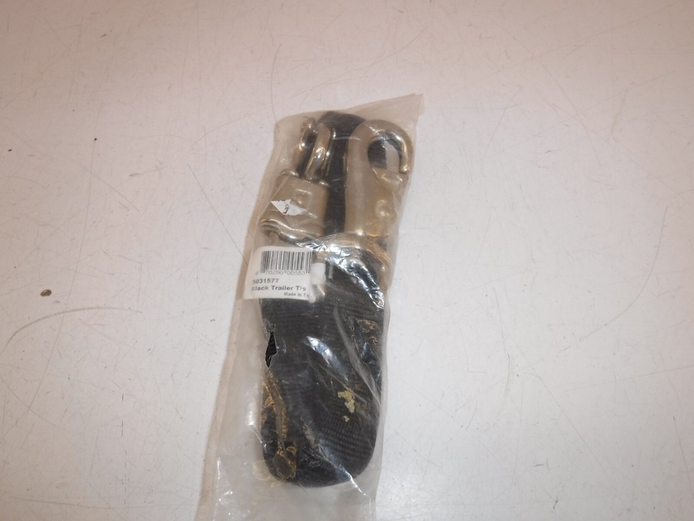 Black Leather Tie Down Hardware Horse Tack Equine