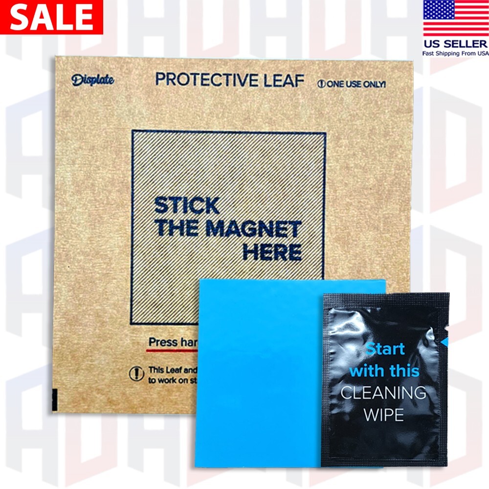 Displate Wall Mounting Kit: Includes Magnet, Cleaning Pad, & Protective Leaf NEW