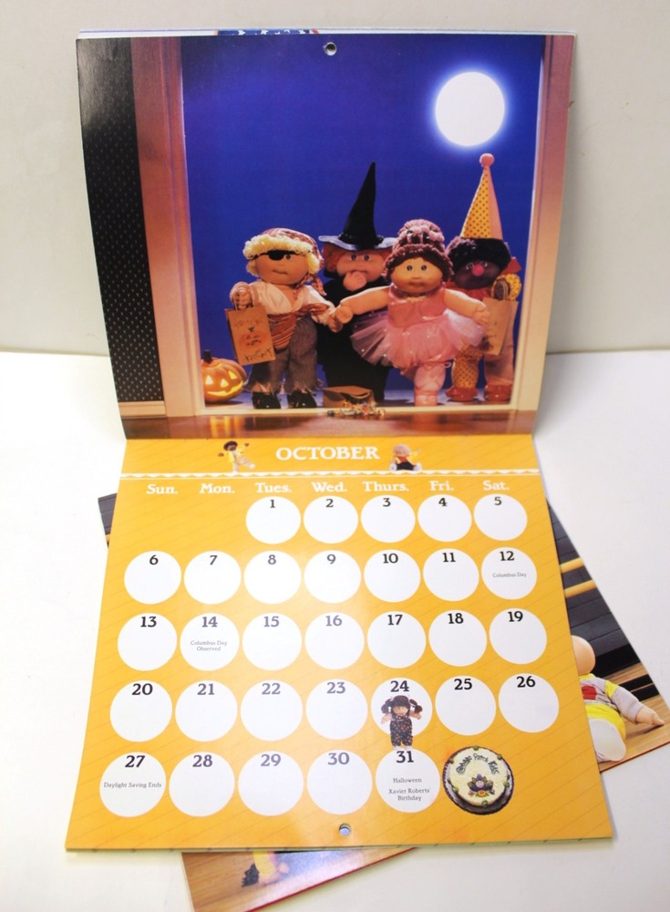 Vintage Cabbage Patch Kids 1985 and 1986 Calanders