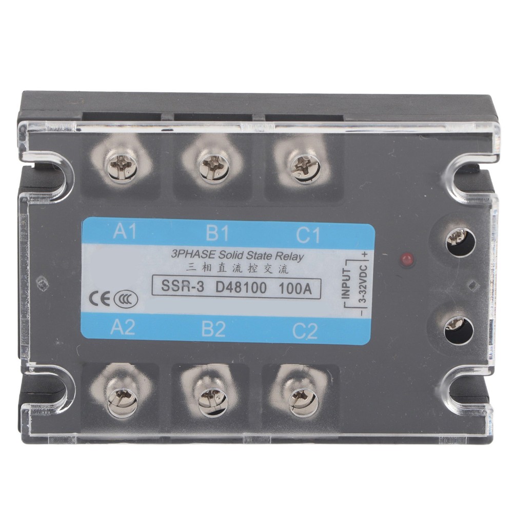 3 Phase Solid State Relay Electric Input SSR-3 D48100 100A DC Controlled AC