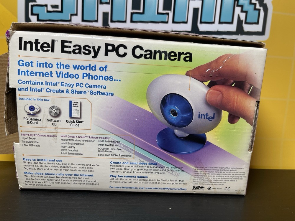 Intel Easy PC Camera Video Phone USB Connect with Software Brand New