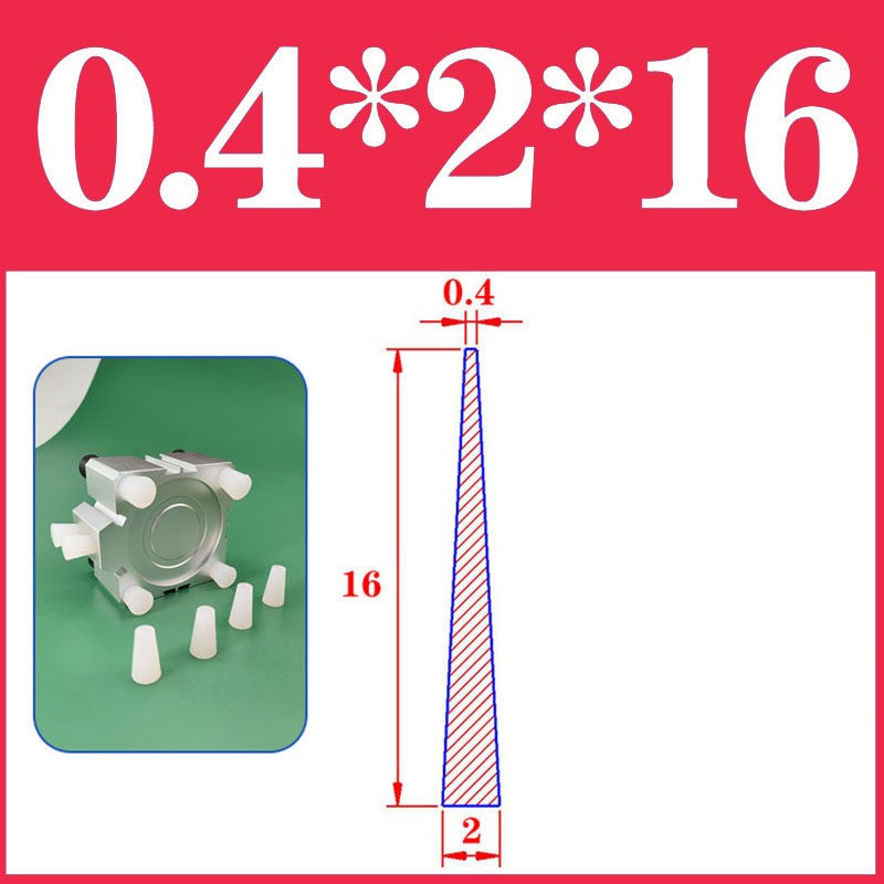 Rubber Bung Tapered Plug Solid Test Tubes Bungs Solid Hole Stopper Clear/Black