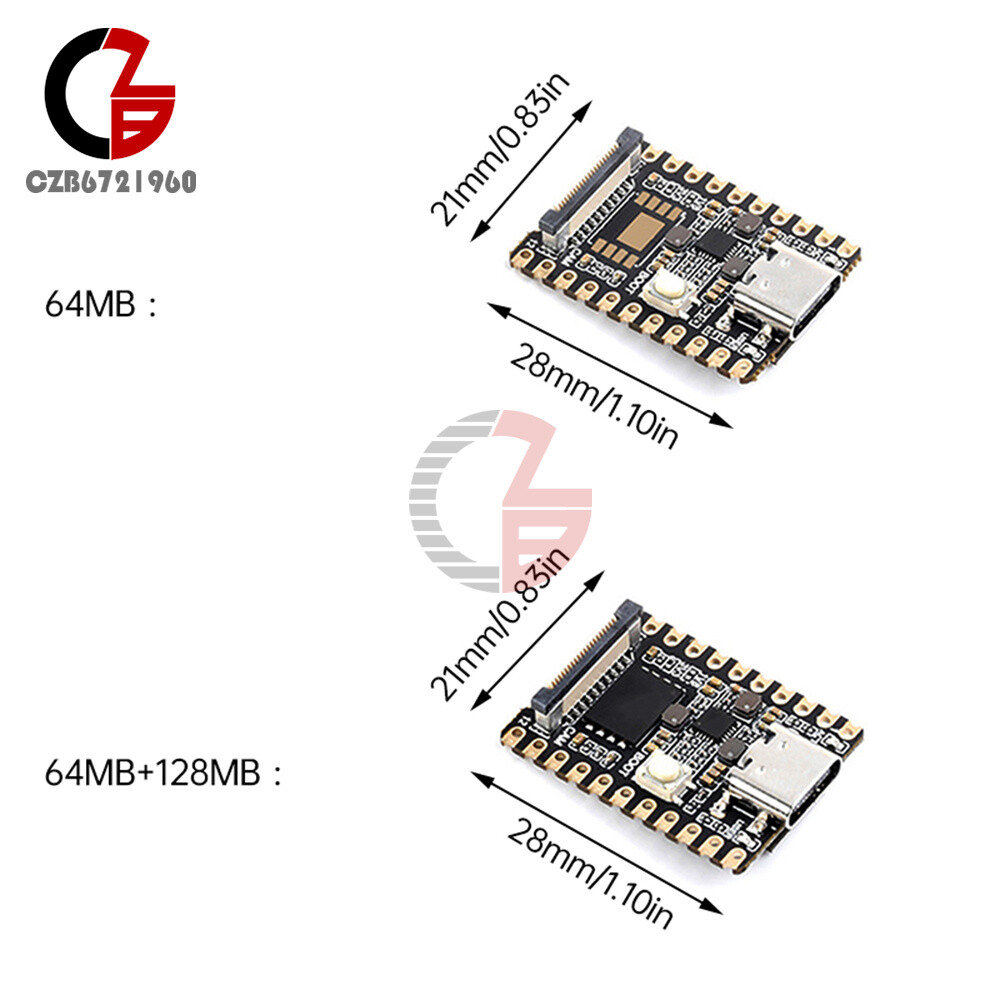 Type-C LuckFox Pico Mini Linux RV1103 Chip AI Development Board + 128MB Flash