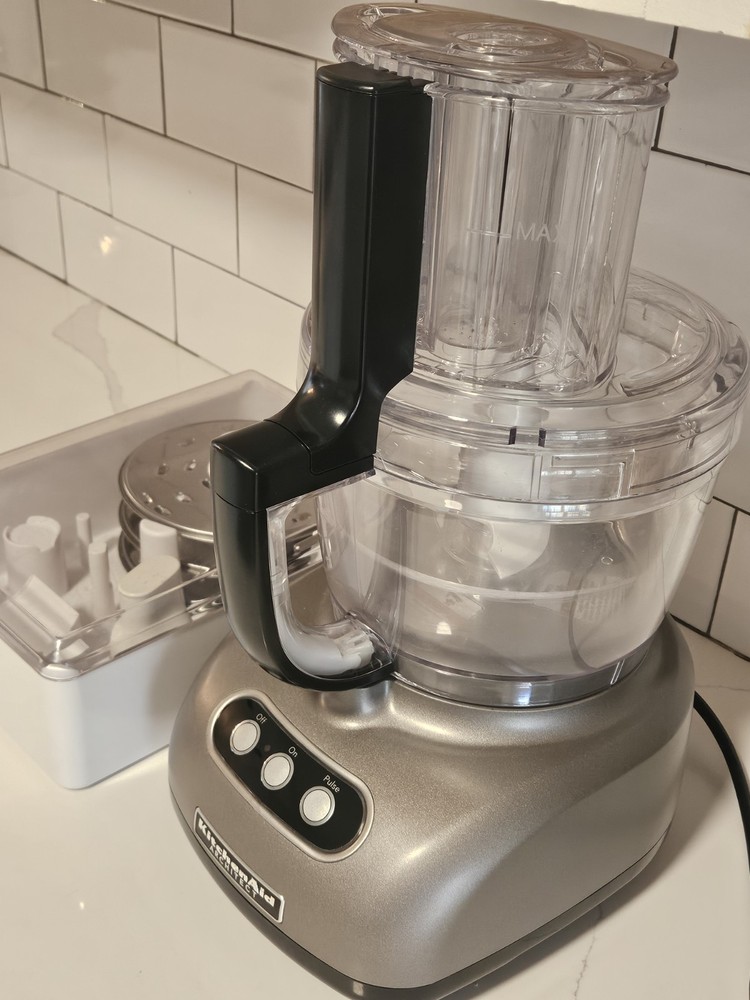 KitchenAid Architect 7-Cup Food Processor COMPLETE SET w/ Storage Case - Tested
