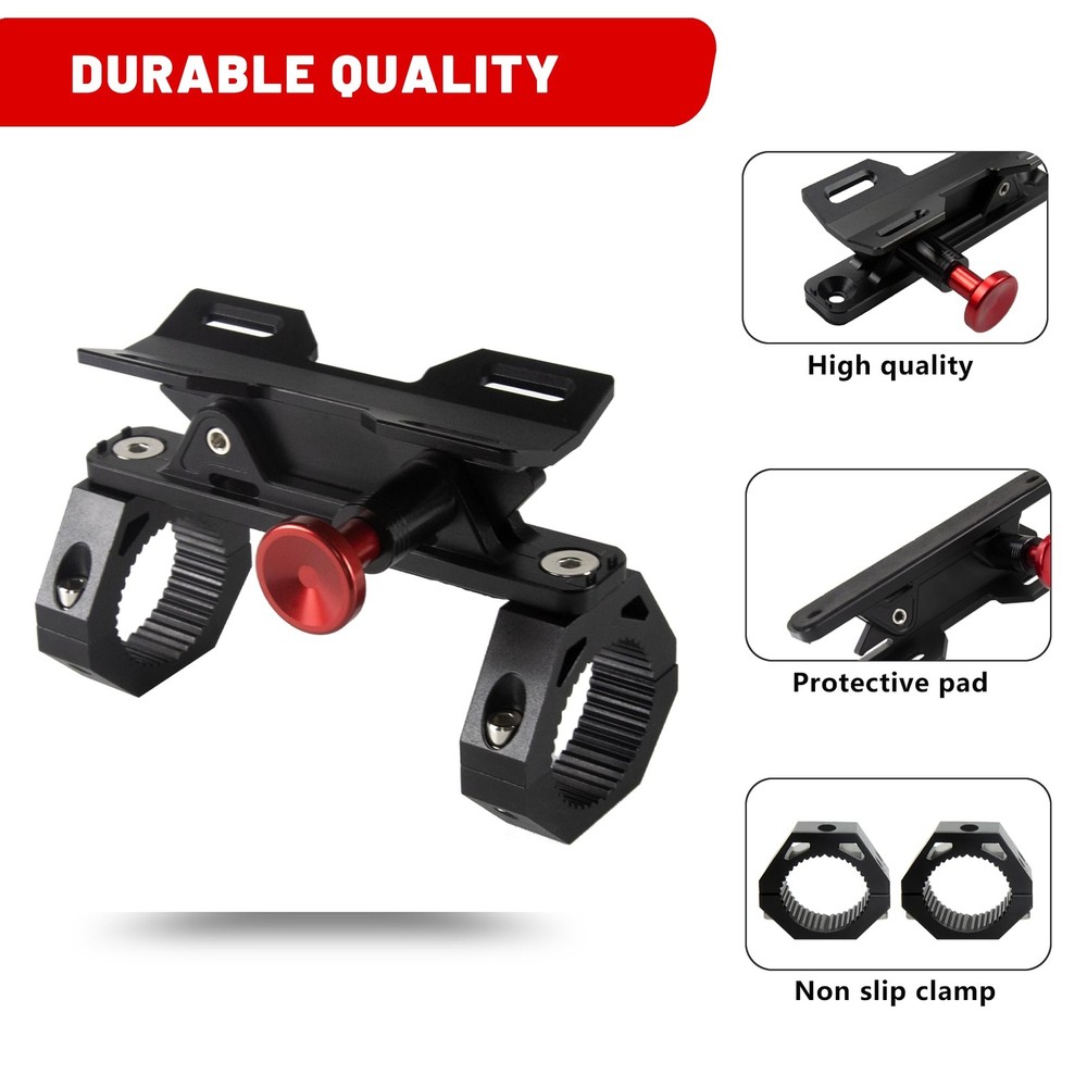 UTV Fire Extinguisher Mount Kit - Aluminum Adjustable Quick Release Black