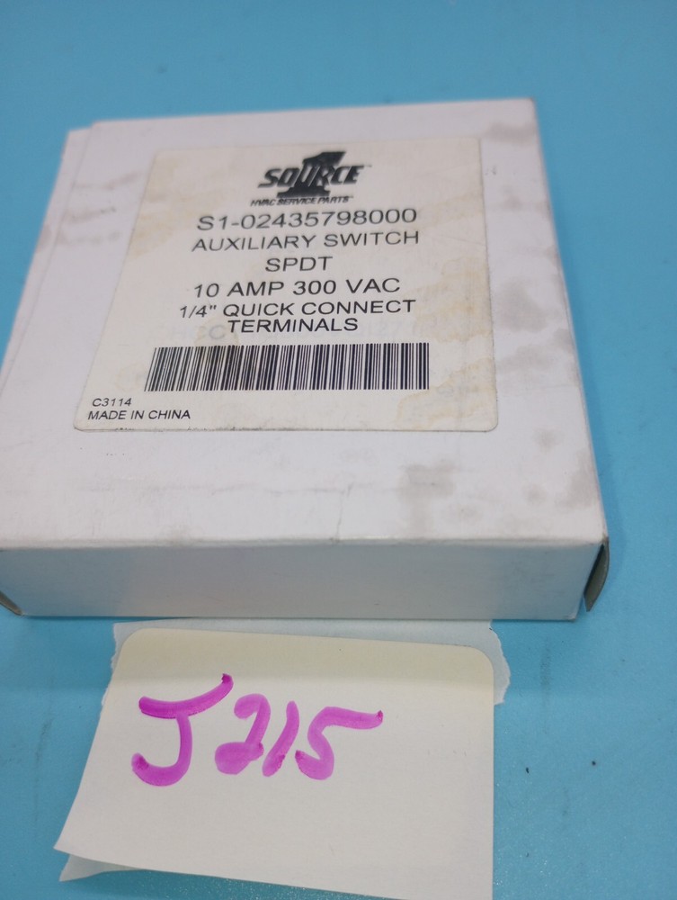 Source 1 Switch, Aux, 1 Spdt w/.250 QC Terminals