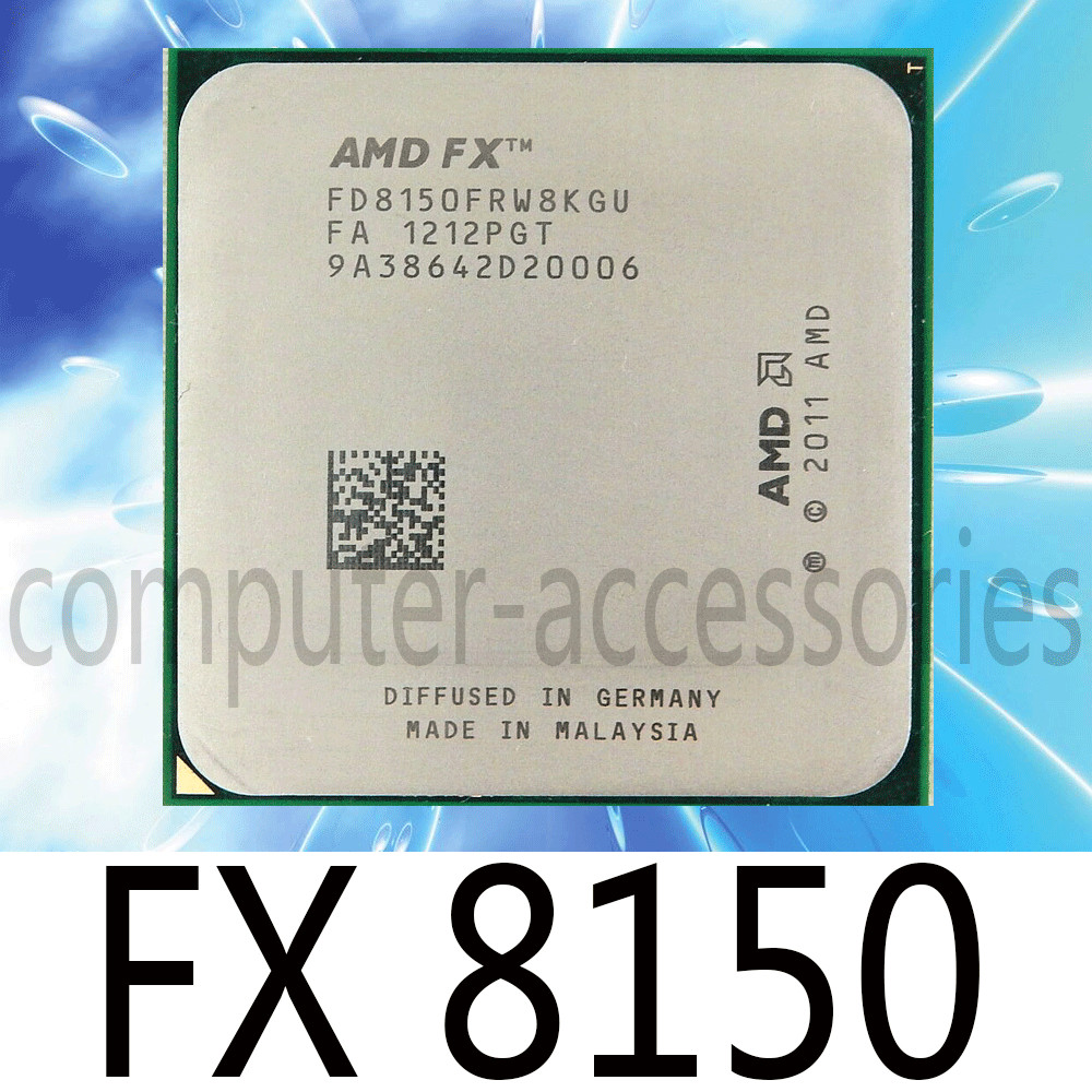 AMD FX-8150 3.6GHz Eight-Core 8MB/ Socket AM3+ CPU Processor