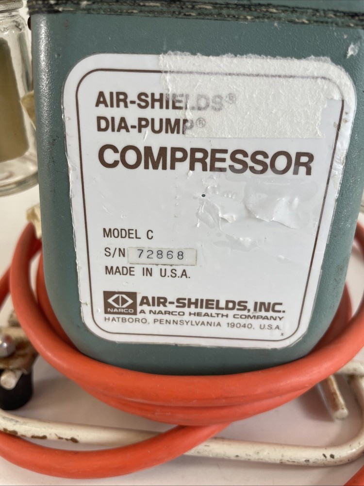 Air-Shields Dia-Pump Compressor Model C (please read description)