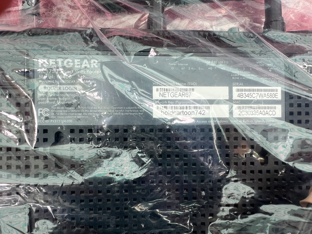 Netgear Router Model R6400