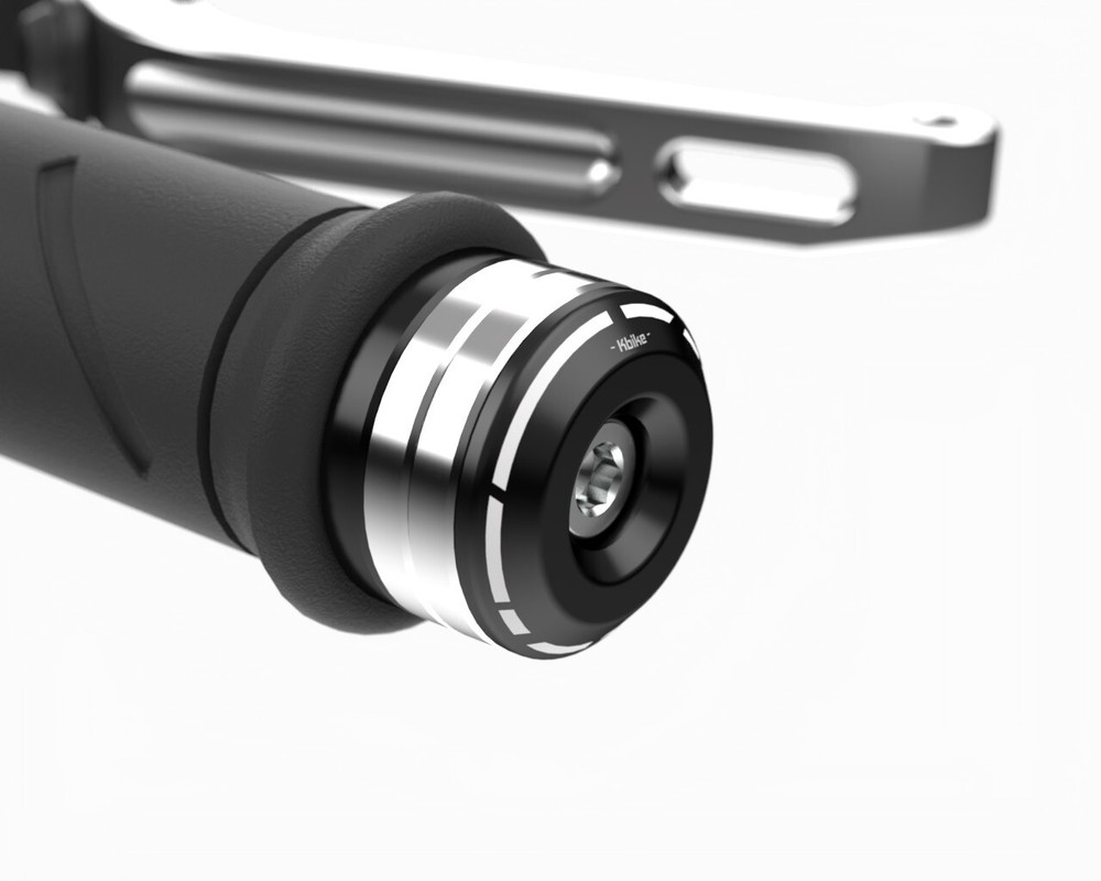 Ducati universal two-tone handlebar counterweights pair