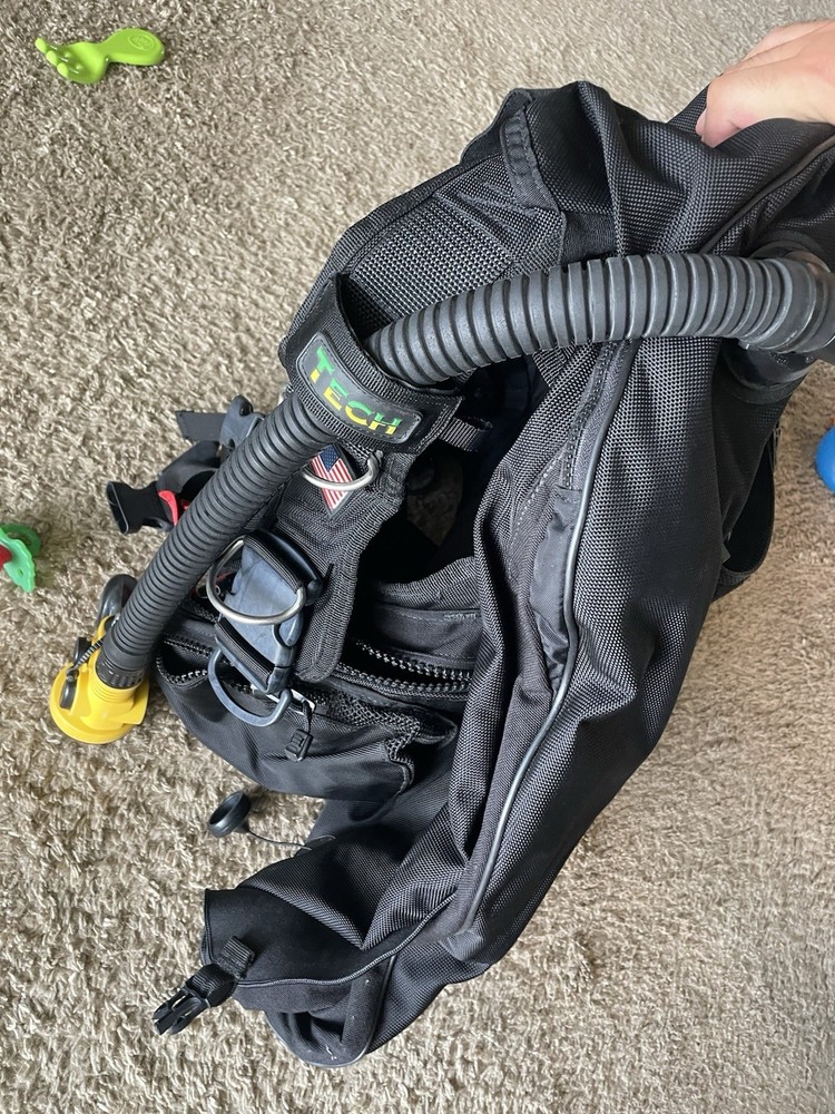 Zeagle Tech BCD w/ Octo Inflator | Size Medium | 65lb Lift | Tech Dive Rig