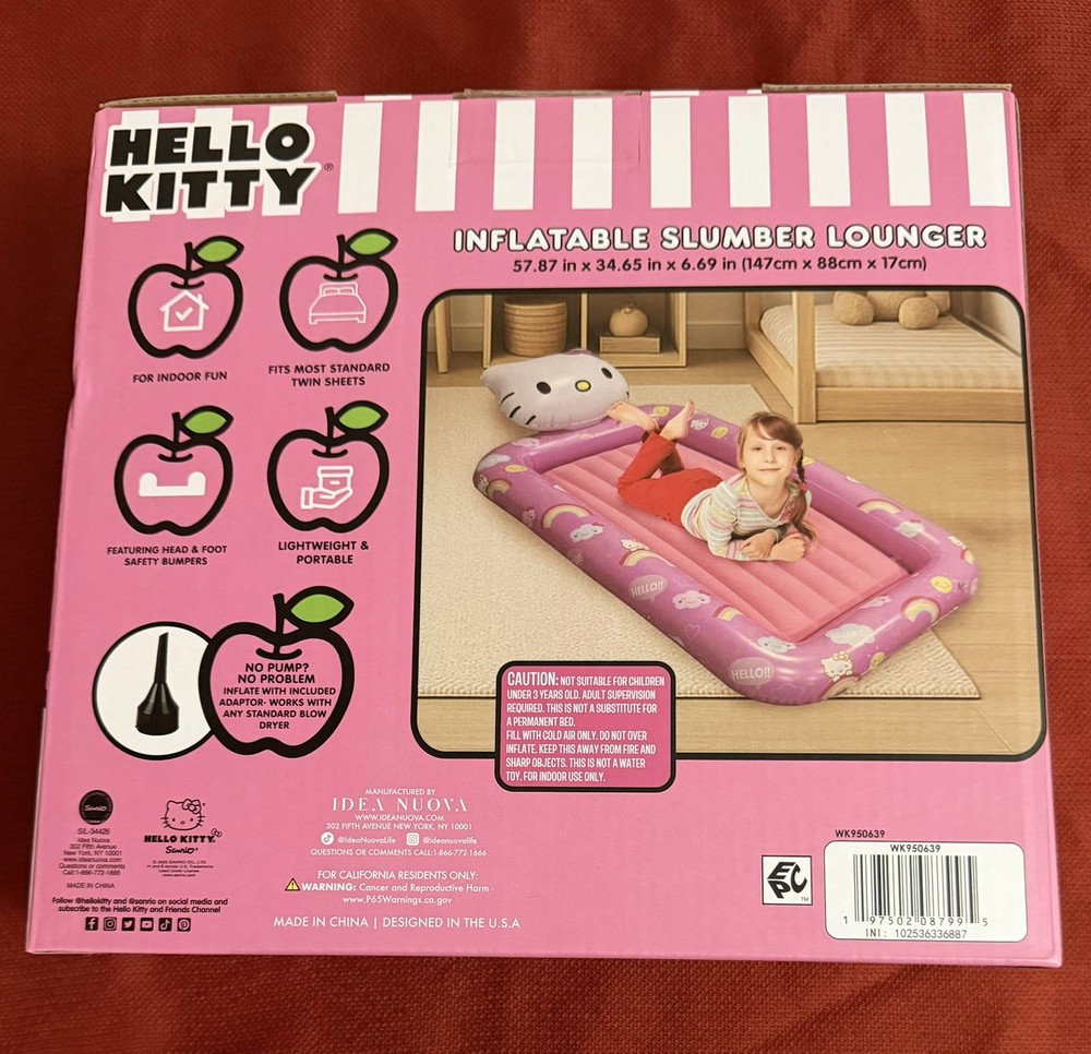 Hello kitty Inflatable Slumber Lounger