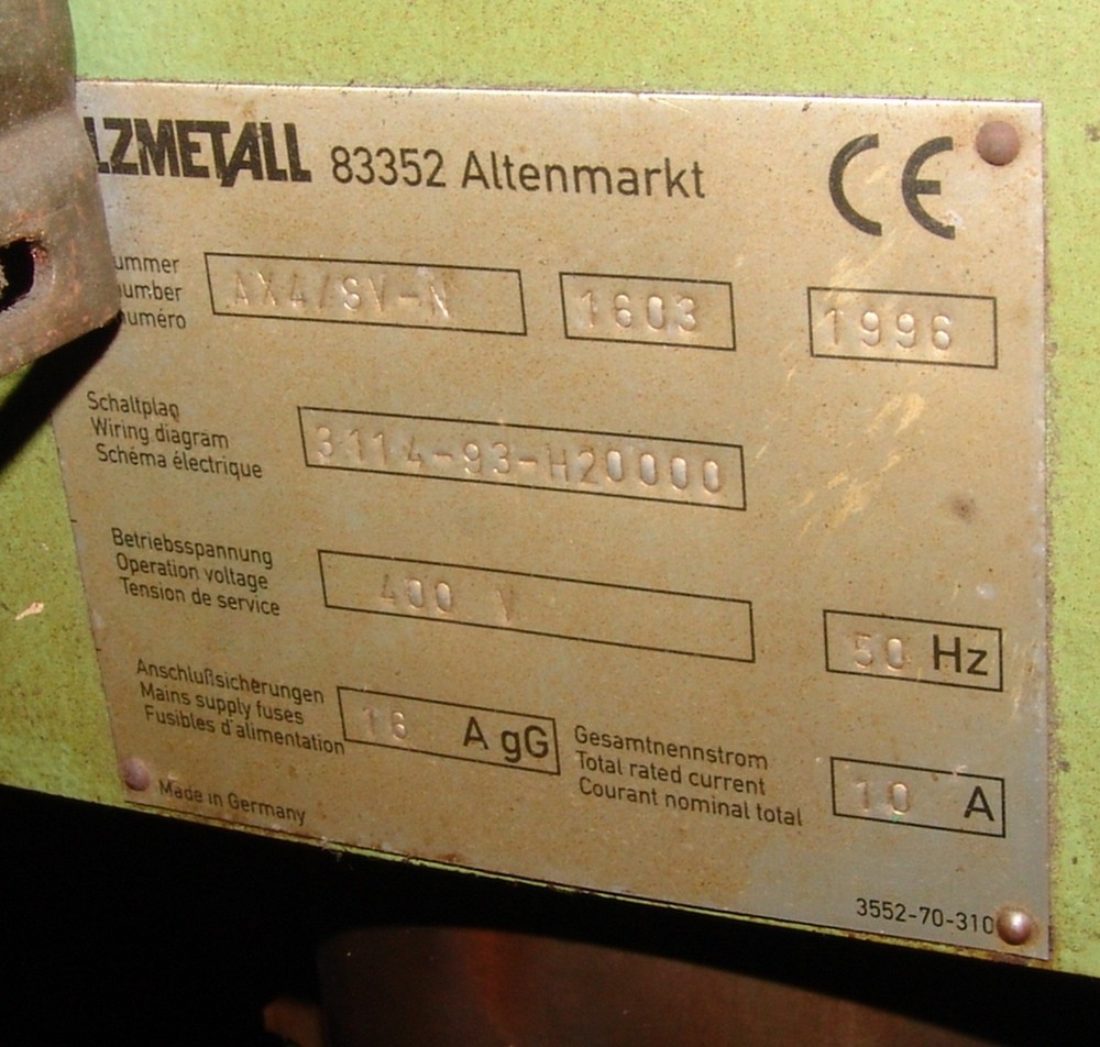 4hp Power down feed drill press Alzmetall