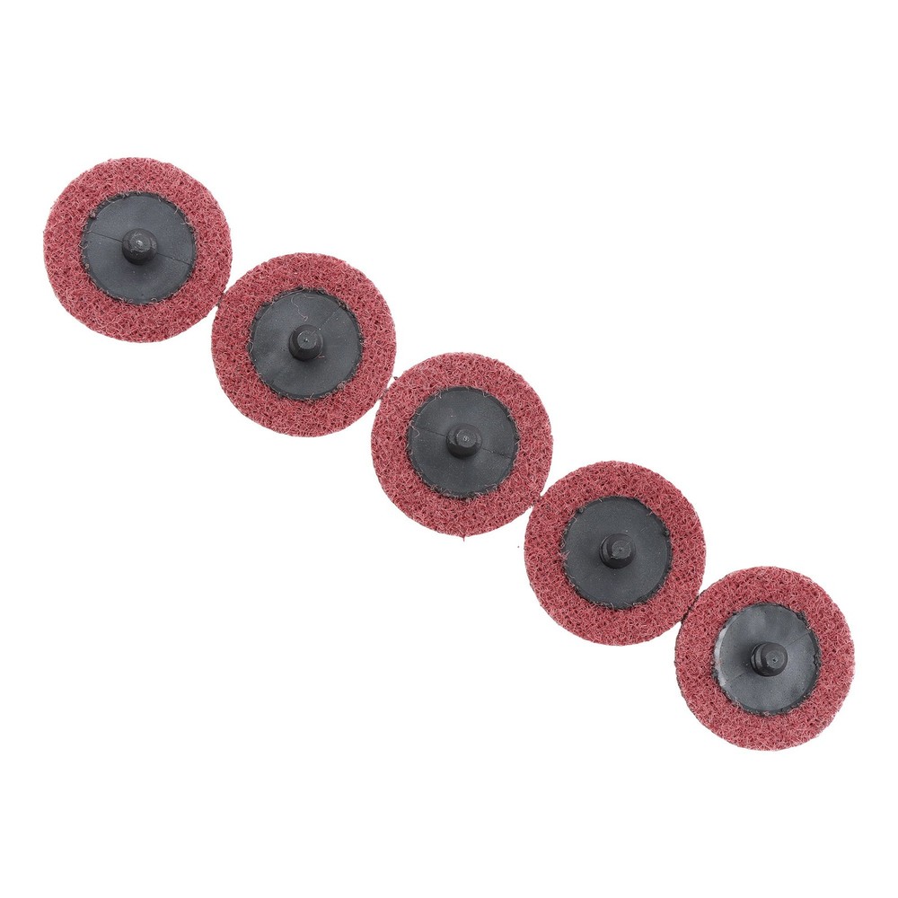25 PCS 2 Inch Red Medium Nylon Quick Change Surface Conditioning Discs