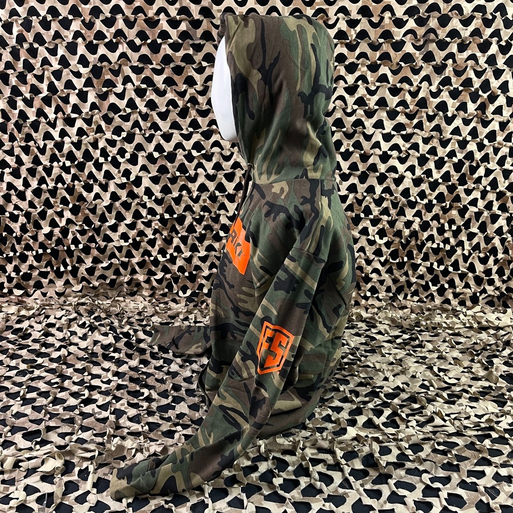 NEW First Strike Pull Over Hooded Sweatshirt - Camo - Large