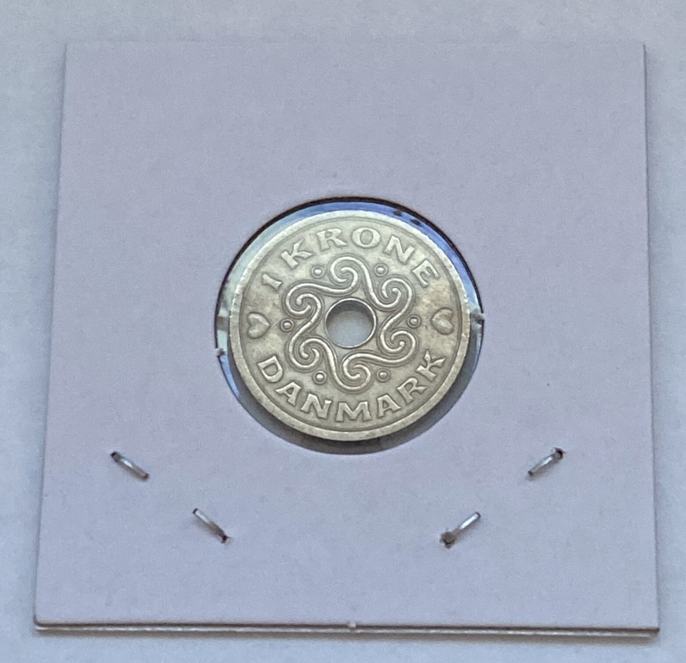 1995 Denmark 1 Krone Coin B14