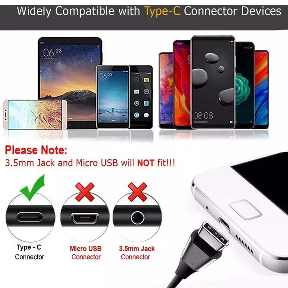 Type C Lavalier Lapel Microphone Mic For iPhone Android&Windows Smartphone