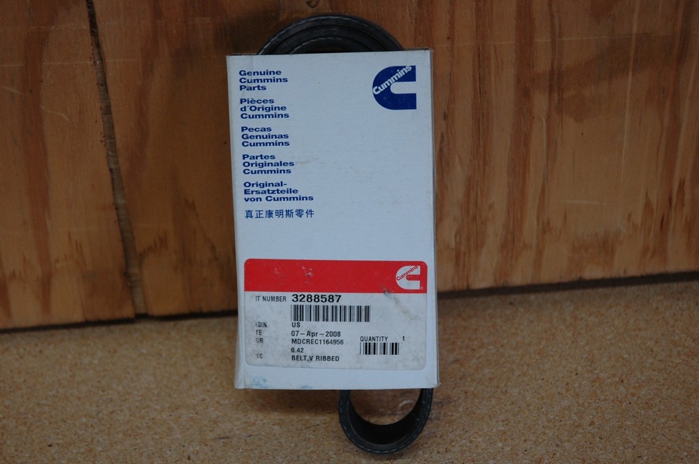 Cummins Belt V-Ribbed pn#3288587