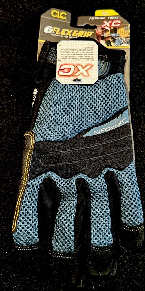 Custom Leathercraft  Airflow # 190 XL Flex Grip Work Gloves