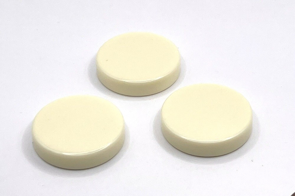 Backgammon Replacement Doubling Cube Dice Bakelite Chip Brown/Ivory/Cream 1.05"