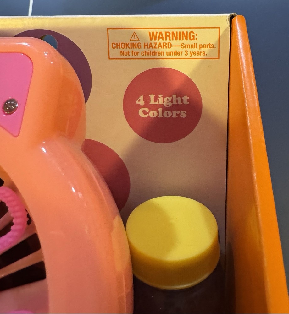 Sun Squad Light Up Party Bubble Maker With 4 Different Colors