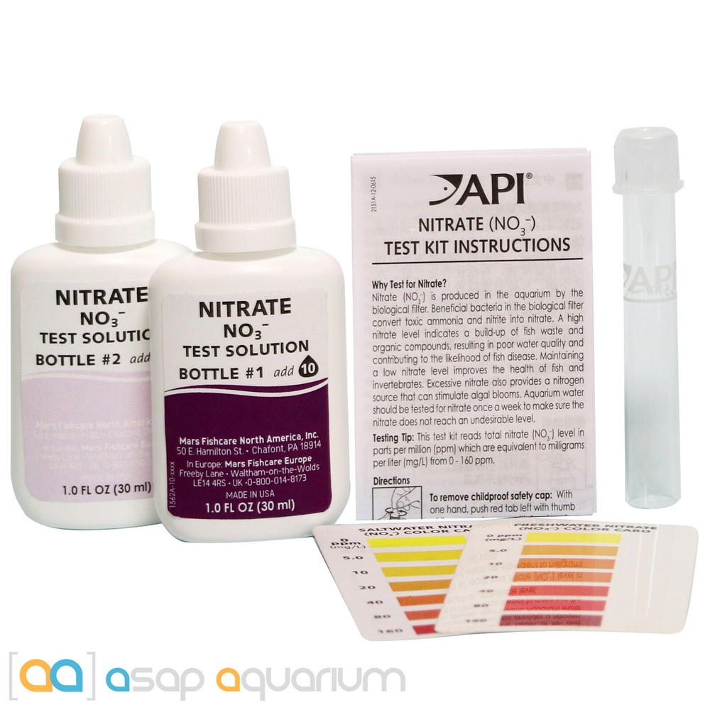 API Nitrate NO3 Test Kit for Fresh & Salt Water 90 tests