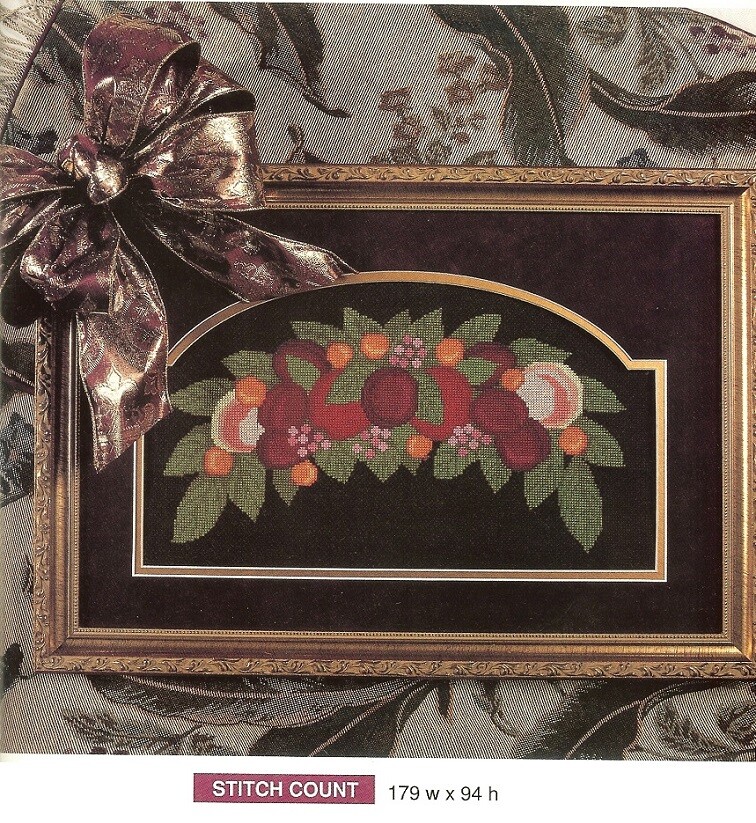 FRUIT ARCH - CROSS  STITCH PATTERN ONLY   HM - EYUW