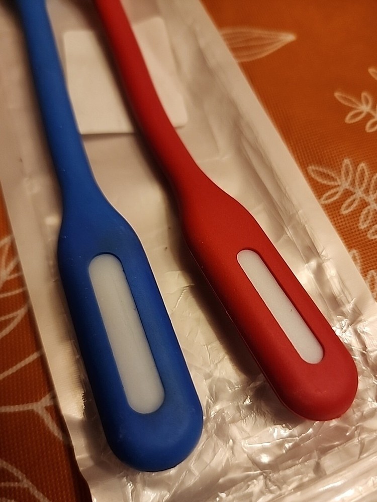 2 - Flexible USB LED Lights Lamps Keyboard Study Reading Notebook Laptop PC