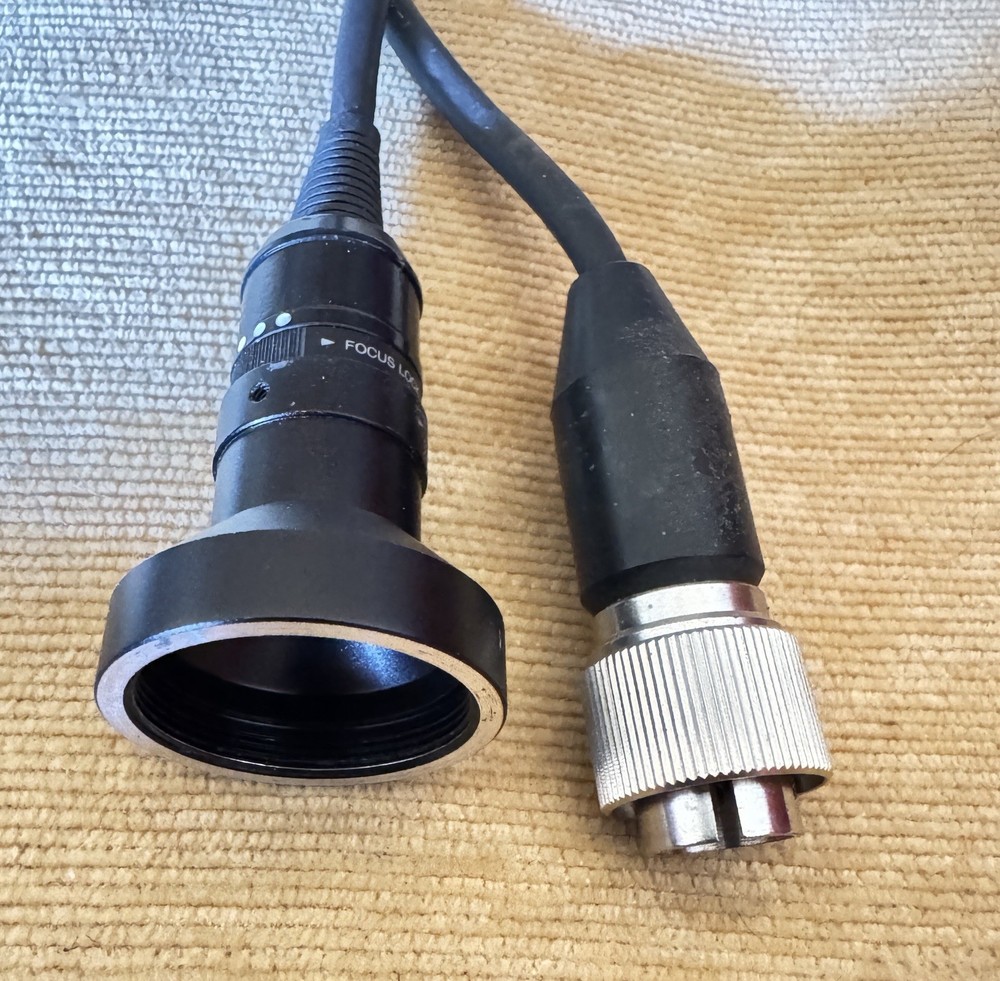 Optical Microscope Mini Camera With Cable. Made In Japan. AS IS