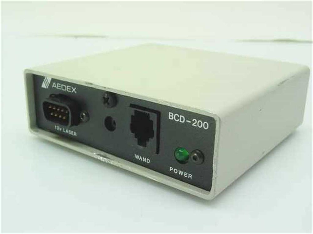 Aedex BCD-200 Barcode Scanner / Decoder - As Is
