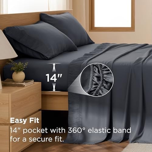Queen Sheet Set Soft Breathable Bedding