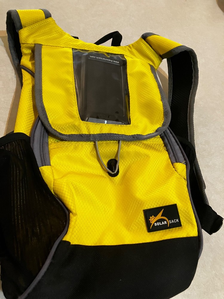 Solar sack day pack with hydration bladder - please read description!