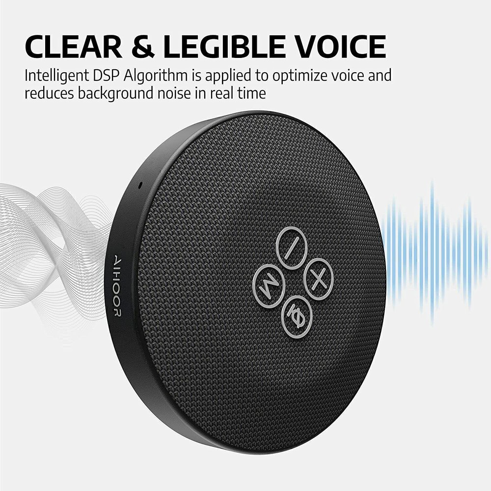 Wireless Mini Bluetooth Speaker w/Microphone Conference Speakerphone for Laptop