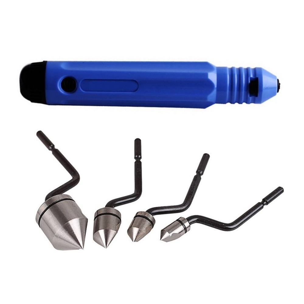 Innovative Deburring Tool Handle Combined with Chamfer Cutter Head Set