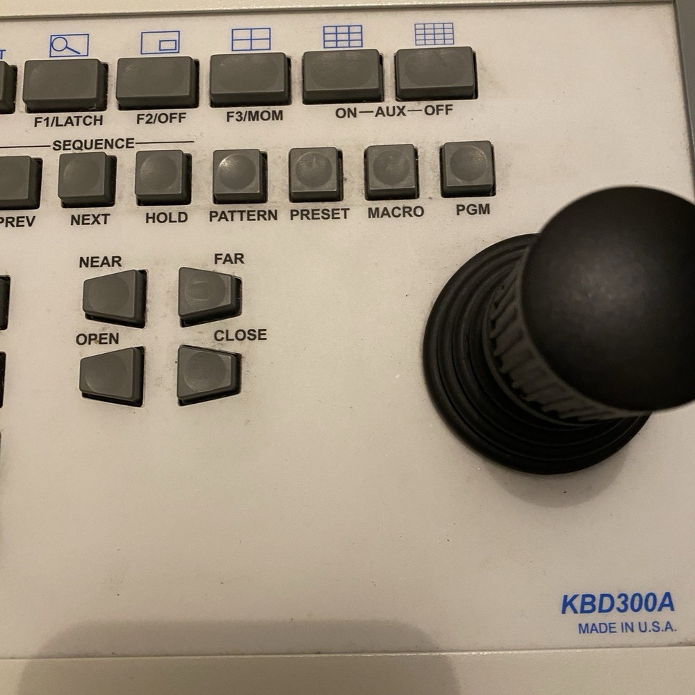 Pelco Joystick Keyboard Controller KBD300A Untested Sold As Is