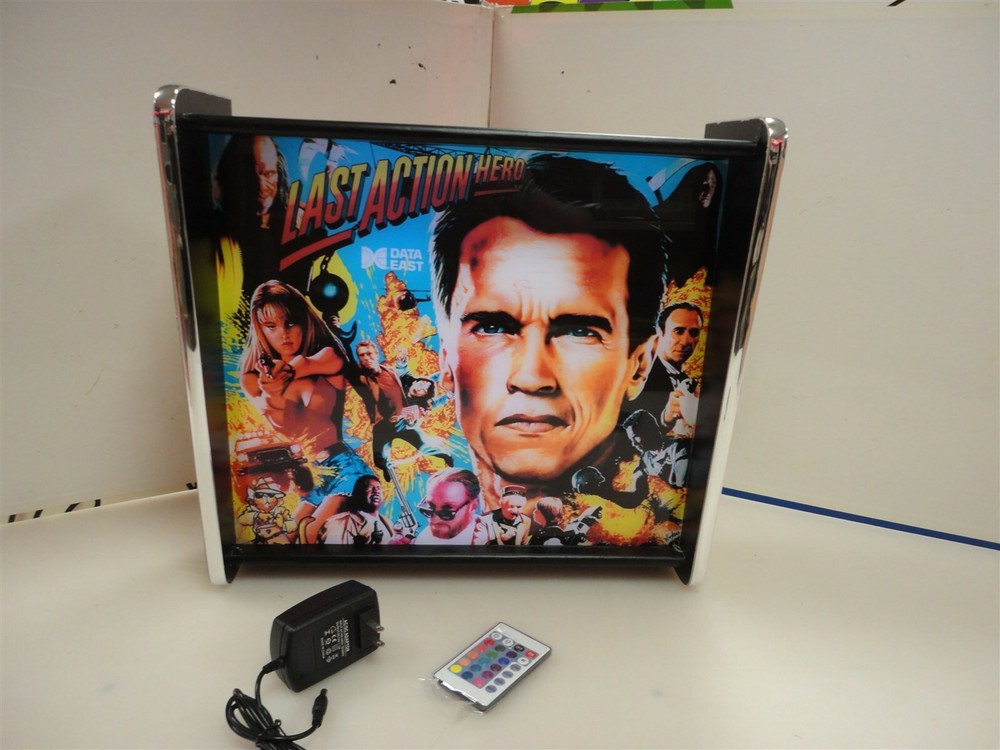 Last Action Hero Pinball Head LED Display light box