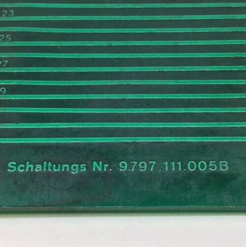 ERNI 9797.111.005B Used Processor Board Module 9797111005B