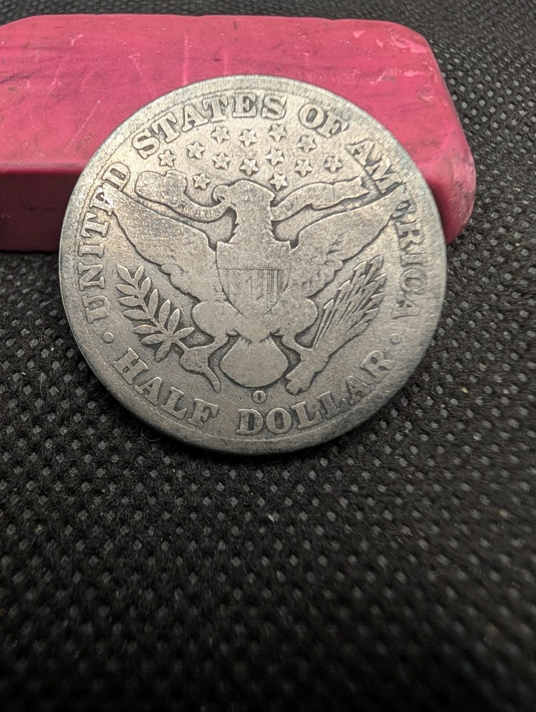 1908-O US BARBER HALF DOLLAR