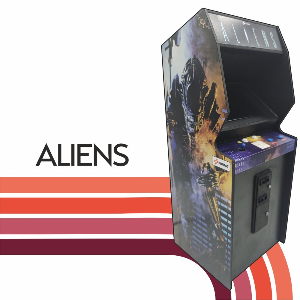 Aliens, 1/6 scale mini working arcade cabinet.